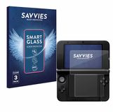 Savvies 3 Stuks Screenprotector - Geschikt voor Nintendo 3DS XL SPM7800 - Beschermfolie Glas Transparant