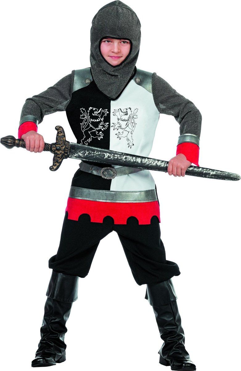Generik Lord Leeuwenhart Ridder Pakje Jongen - 140 - Polyester - Meerkleurig