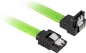 Sharkoon SATA 3 SATA-kabel 0,6 meter Zwart, Groen