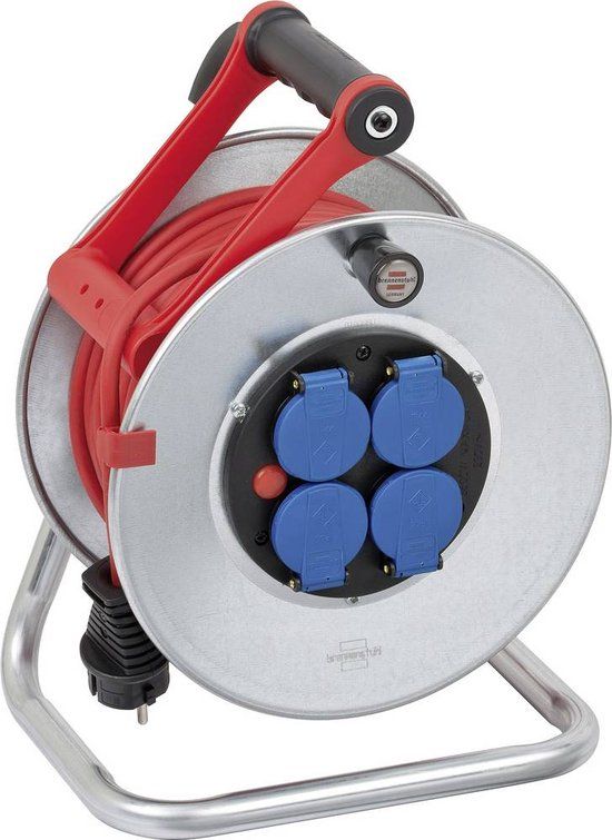 Brennenstuhl 4-way Power Strip - Indoor & Outdoor - Surge Protection - Grey