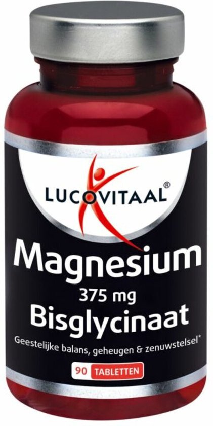 Lucovitaal Magnesium 375mg Bisglycinaat 90 tabletten