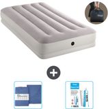 Intex Luchtbed - 1-Persoons - 99 x 191 x 30 cm - Grijs