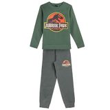 CERDÁ LIFE'S LITTLE MOMENTS Jurassic Park Trainingspak, 2-delige set, maat 10 jaar, van katoen en polyester, kleuren groen en grijs, origineel product, ontworpen in Spanje