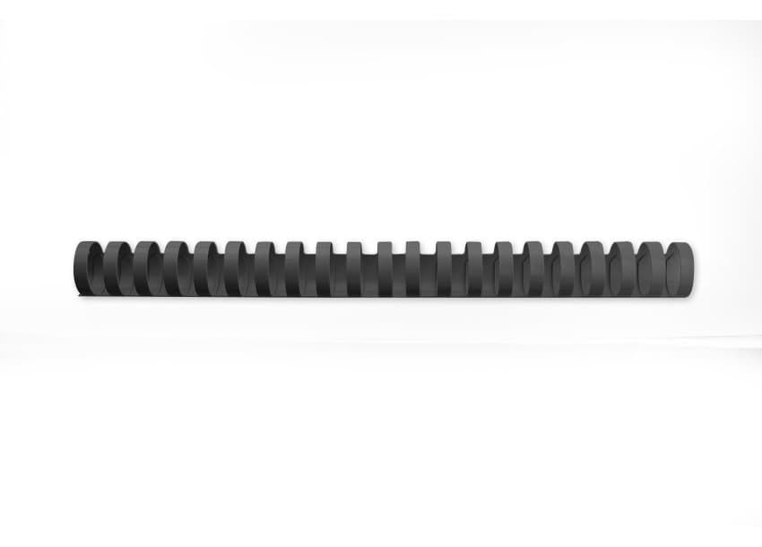GBC CombBind Bindruggen Zwart 25mm (50)