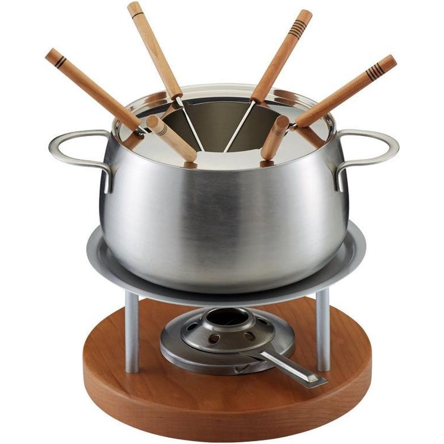 Kuhn Rikon Vleesfondue Set Inductie 6 Persoons - RVS - 7610154322120