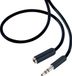 SpeaKa Professional SP-7870692 Jackplug Audio Verlengkabel [1x Jackplug male 3,5 mm - 1x Jackplug female 3,5 mm] 1.50 m Zwart