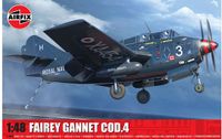 Airfix Modelbouwpakket Vliegtuigen - 11009 Fairey Gannet COD.4 - Brits Maritiem Vliegtuig - Propellervliegtuig Plastic - 1:48 - Modelbouw