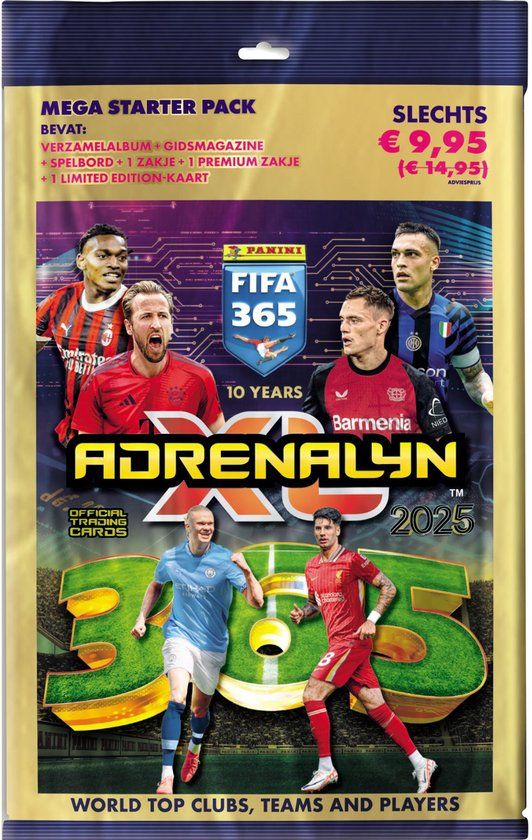 Panini Adrenalyn XL FIFA365 24/25 - Mega Starter Pack