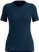 Odlo Merino 200 Manches Courtes Couche de Base Bleu S Femme