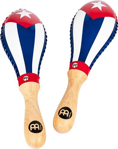 Meinl Percussie Traditionele Maracas Hand Shaker rammelaars met natuurlijke rawhide - NIET gemaakt in China - voor elke muzikant, 2 jaar garantie (MSM3CU)