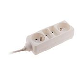 Zenitech Stekkerdoos 2 x 6 A + 2 x 16 A, wit