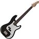 Gear4music LA Short Scale Basgitaar, Zwart
