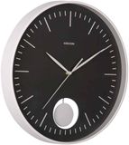 Karlsson Wandklok Grato Pendulum - Warmgrijs - Ø40.6cm