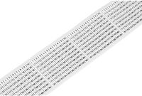 WAGO 210-831 Etiketten voor thermotransferprinter - Plakken - Wit - 25 m