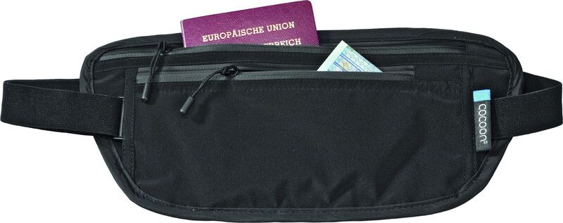 Cocoon Secret Heup Portemonnee Zijde - Zwart