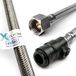 PushFit Connecteur Flexible avec Vanne d'Isolation 15mm x 1/2" BSP