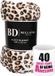 Bellatio Design Cadeau verjaardag 40 jaar vrouw set - Fleece plaid/deken luipaard print met 40 great years awesome mok