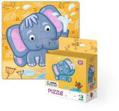 Dodo Educatieve Puzzel 16 Stukjes - Vrolijke Olifant voor Kinderen