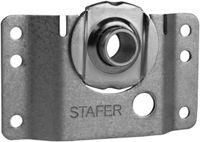 Schellenberg 10251 Muur Ball Maxi, voor achtkantige rolmontage in rolluikkast, grijs, met lagers 42 mm