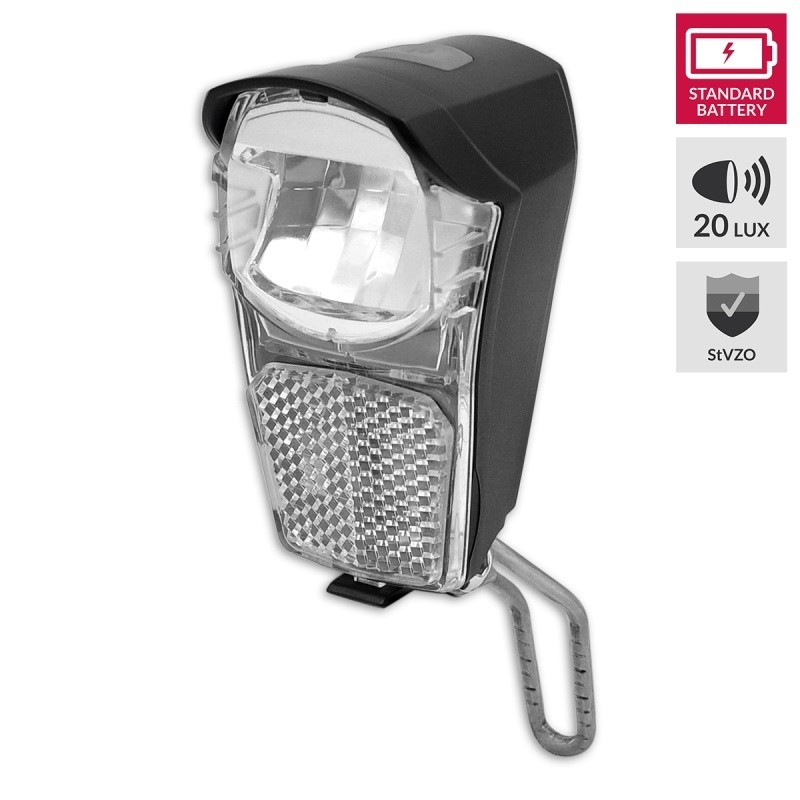 Lynx Fietsverlichting LED Koplamp Clever 20 Lux OEM