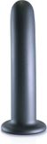 Shots - Ouch! OU821GUN - Smooth G-Spot Dildo - 7'' / 17 cm - Gun Metal