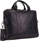 Leonhard Heyden Roma laptoptas 1-vaks 13 inch - Zwart