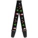 Buckle-Down GS-W35532 "Christmas Blocks Zwart/Wit/Multi Color" Gitaarband