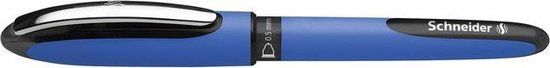 Schneider One Hybrid C Rollerball Pen, Black Ink, 0.5mm, 10 Pack