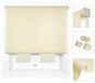 Store enrouleur uni, translucide, beige, 140 x 190 cm