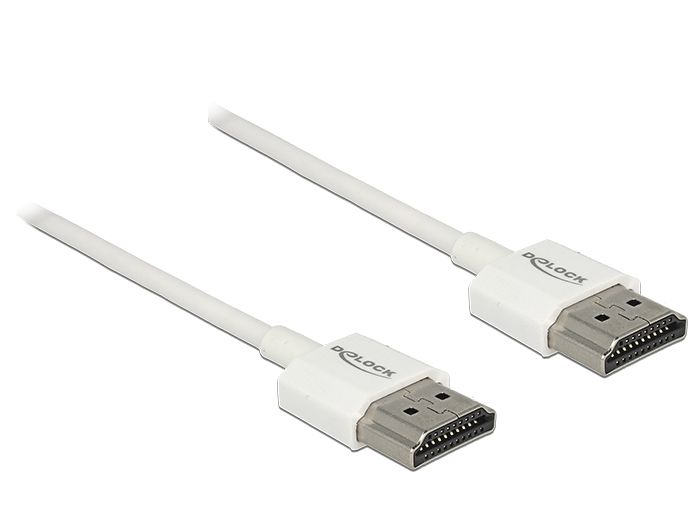 DeLOCK 85121 HDMI Kabel - 0,5 m - Wit