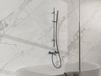 FortiFura Calvi Badkraan - Glijstangset - Staafhanddouche - Gladde Doucheslang - PVD - Geborsteld Gunmetal (Antraciet)