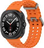 Strap-it Ocean siliconen smartwatch bandje - oranje