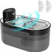 Wan GmbH Fontaine à eau Chat Fontaine à eau sans fil sur piles 3L Fontaine à eau Chat Panneau de commande amovible avec batterie intégrée de 5000 mAh avec 1 éponge et 2 filtres - Noir