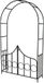 Tectake Rozenboog met Hekje – Donkergroen – 240 cm Hoog, 140 cm Breed