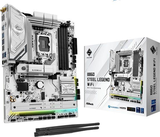 Asrock B860 Steel Legend WiFi Intel B860 LGA 1851 ATX