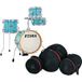 Club-JAM Tama Club-JAM Flyer Kit - 4-delige set - Aqua Blue (AQB) - Compact drumstel met 14" basdrum
