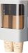 Distributeur de gobelets - Plastique - Suspendu - Gris - 1 pièce
