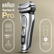 Braun Braun Series 9 Pro 9417s Elektrisch Scheerapparaat, Wet & Dry, Met Oplaadstandaard