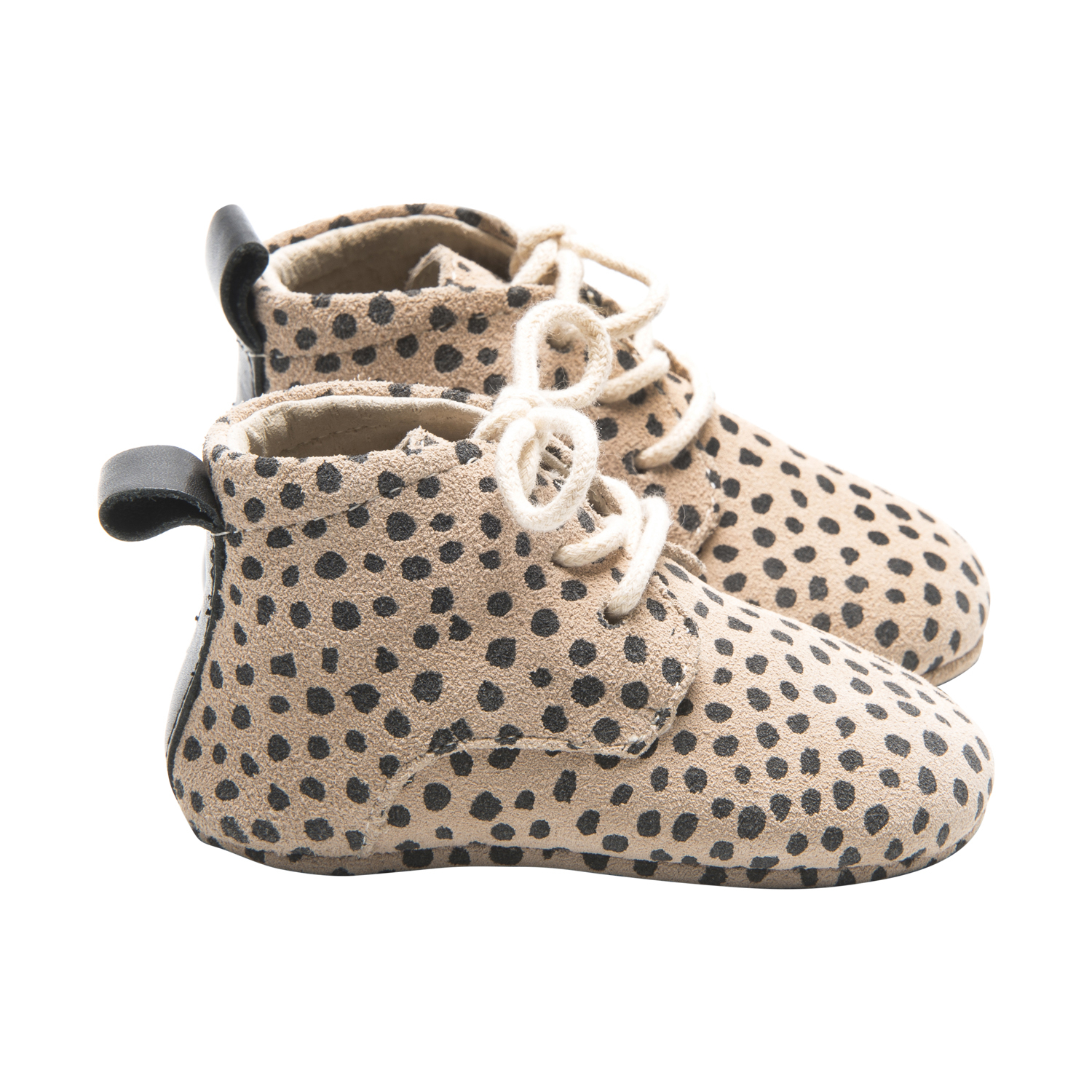 Mockies Classic Babyschoentjes Speckle Sand Mt. L beige, bruin