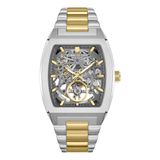 Kenneth Cole KCWGY0077504 Heren Polshorloge Automatisch Zilverkleurig Staal Transparant 3 ATM