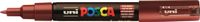 Posca Uni paintmarker PC-1MC - 0,7 mm - Wijnrood - 6 stuks