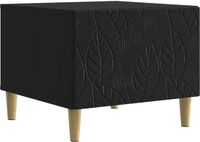 vidaXL Salontafel Zwart 50 x 49 x 40 cm Bewerkt hout