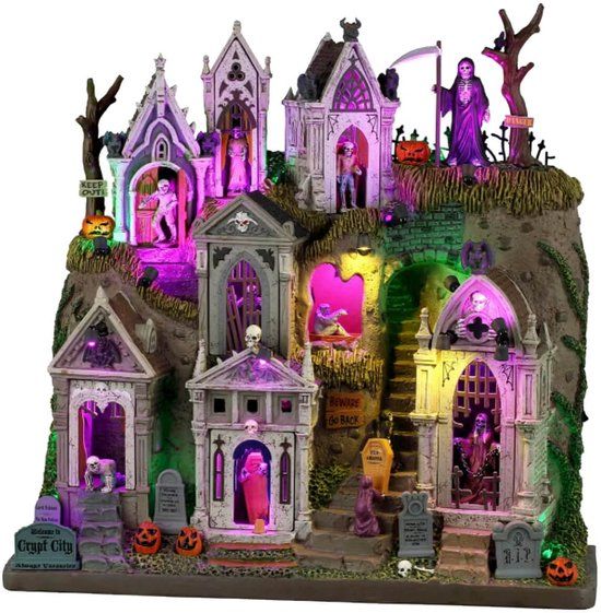 Lemax Spooky Town - Crypt City - Façade