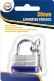 DID Hangslot met sleutel - 3 cm - metaal - Zilver
