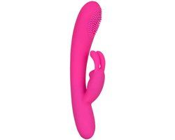 CalExotics Embrace Massaging Rabbit Vibrator - Roze