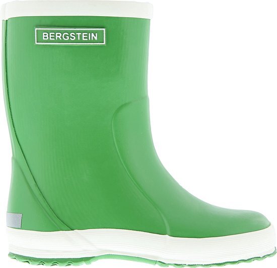 Bergstein Rainboot regenlaarzen groen/wit