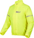 REBELHORN Ocean Regenjas voor motorfiets, gelamineerd membraan, reflecterende elementen, winddicht, ademend, waterdicht, fluor-geel, M