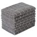 Microvezel Theedoeken - 8 stuks (groen met rasterpatroon), 66 x 45,7 cm