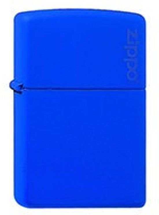 Zippo Aansteker Royal Blue Matte with Logo - 0041689113445