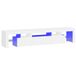 vidaXL TV-meubel met LED-verlichting, wit, 200 x 36,5 x 40 cm